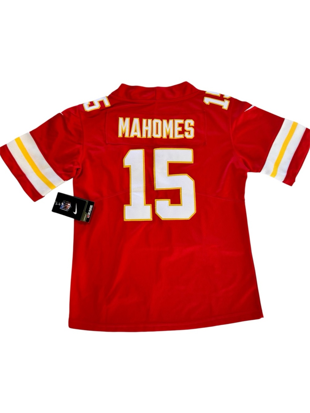 NWT Nike Patrick Mahomes K.C. Chiefs Authentic Stitched Jersey YOUTH M Red Home